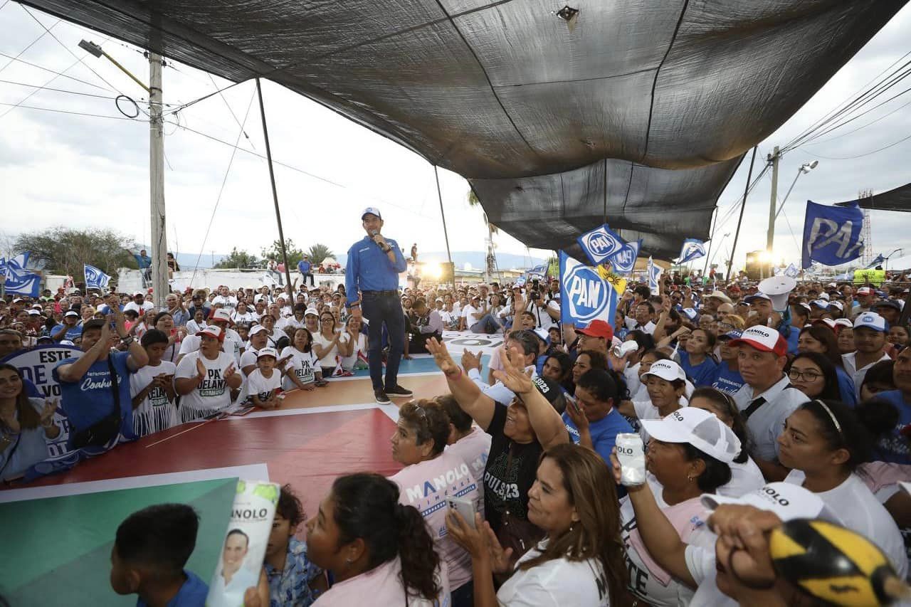 Llama Marko Cortés a todos los simpatizantes y militantes del PAN en Coahuila a votar por Manolo Jiménez, que es el ganador