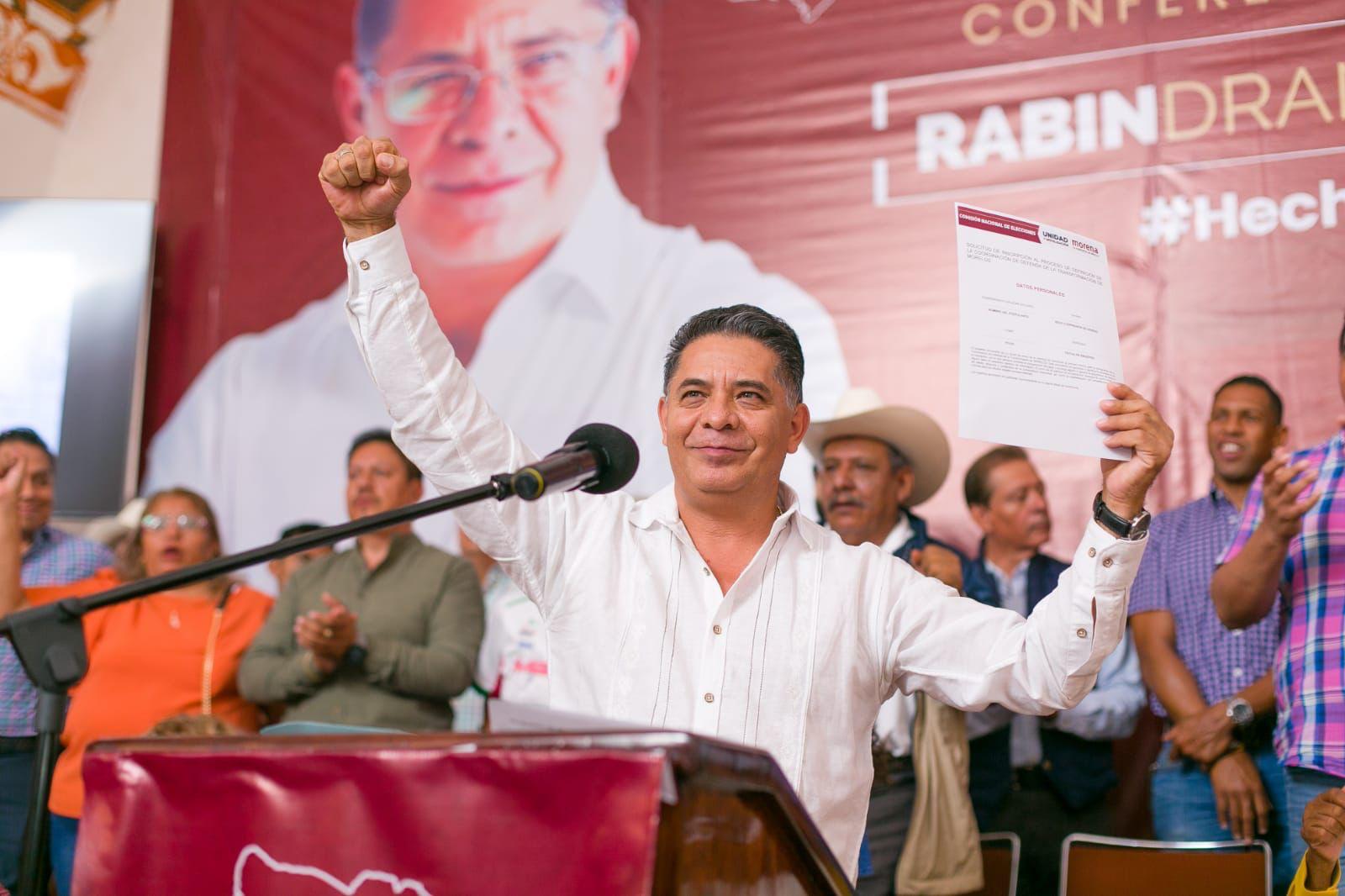 Rabindranath Salazar se compromete con un Morelos próspero, oportunidades para todos, donde haya paz y concordia