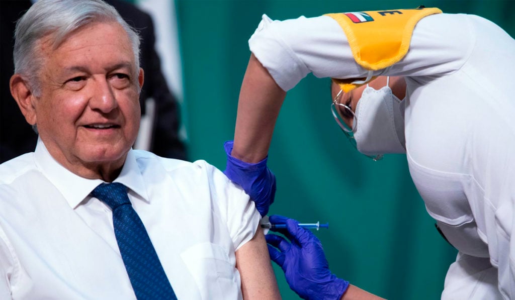 Presidente de México, AMLO, exhorta a la población a vacunarse contra COVID-19 e influenza