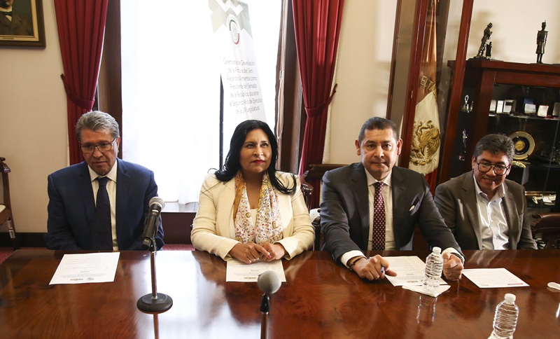 Alejandro Armenta, un legado en el Senado: La ceremonia de su retrato