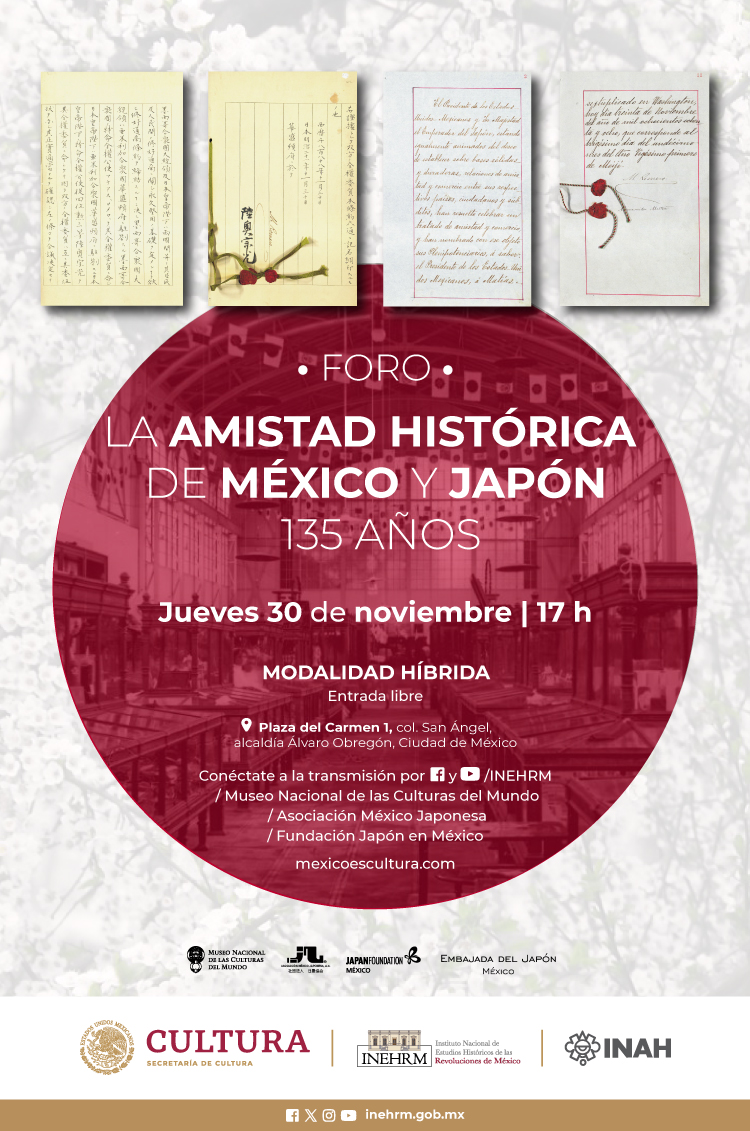 El Inehrm Conmemora 135 Años de la Amistad Histórica entre México y Japón