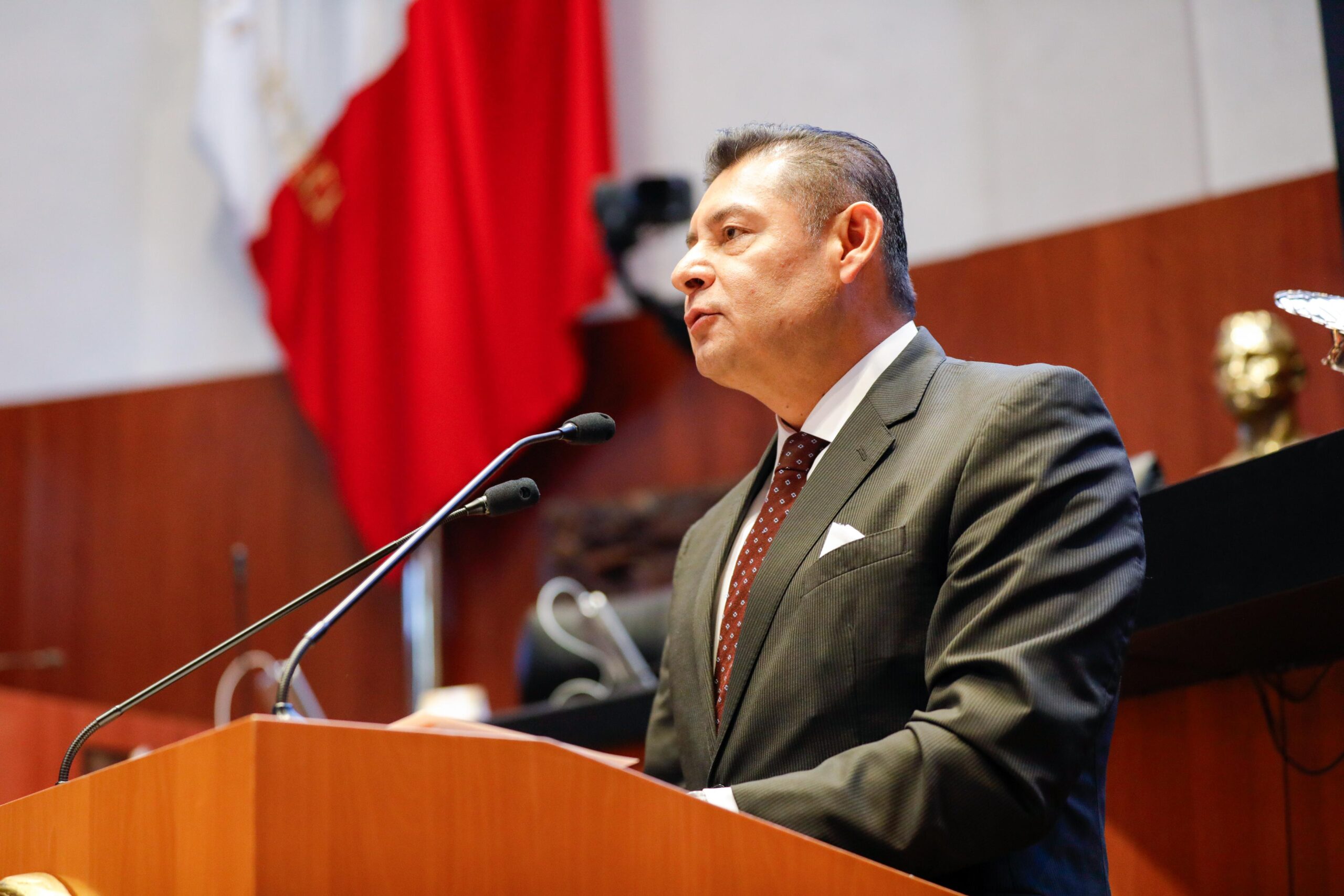 Senador Alejandro Armenta aboga por Derechos Laborales de elementos de la Guardia Nacional