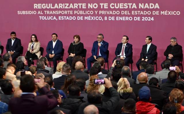 Delfina Gómez anuncia subsidios y nuevas iniciativas de transporte en el Estado de México