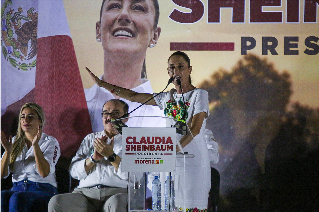 Claudia Sheinbaum refuerza su campaña en Hidalgo con mitin en Pachuca