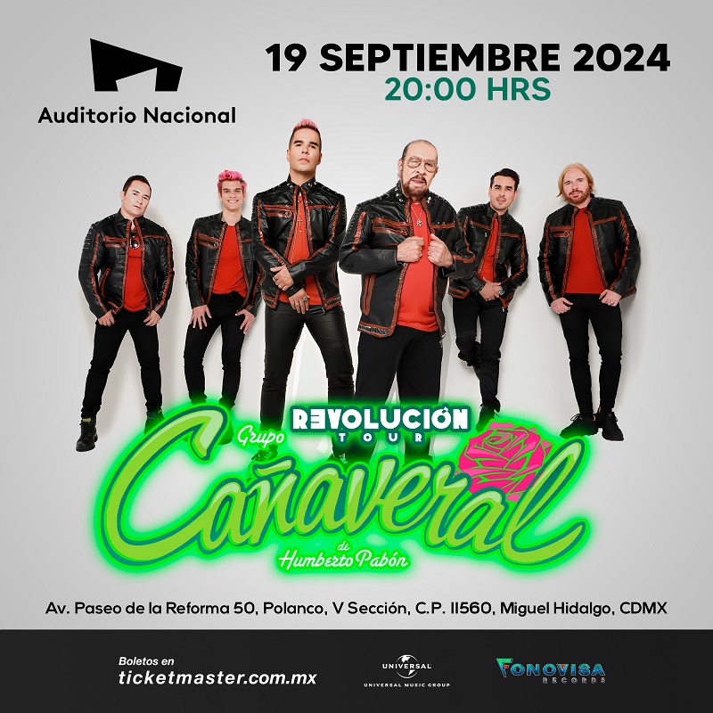 ¡Prepárate para Bailar con Grupo Cañaveral en el Auditorio Nacional de la CDMX!