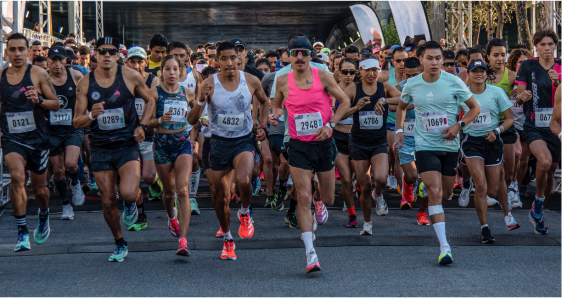 Más de 6,000 runners avanzan hacia el maratón CDMX con el Adidas Split 12K