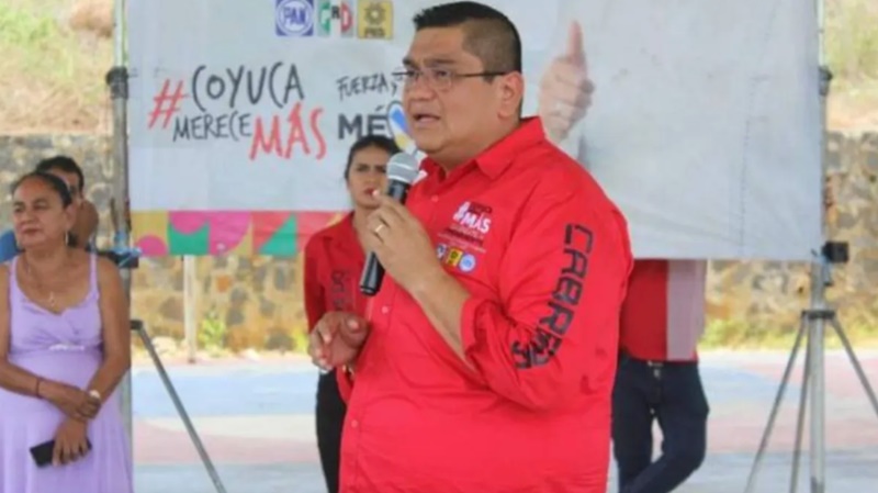 José Alfredo Cabrera candidato del PAN-PRI-PRD a Alcaldía de Coyuca de Benítez, Guerrero, es asesinado