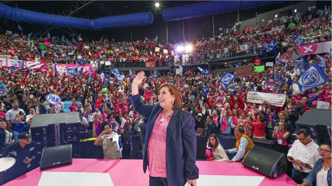 Xóchitl Gálvez dice adiós a su campaña en la Arena Monterrey el 29 de mayo