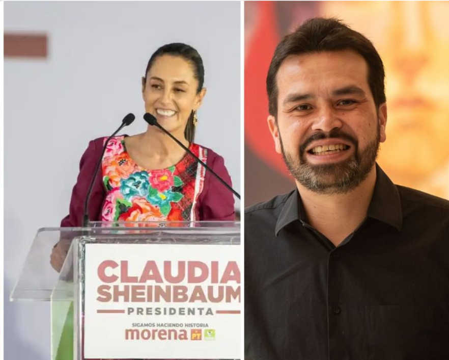 Claudia Sheinbaum reconoce a Jorge Álvarez Máynez por mantener su candidatura