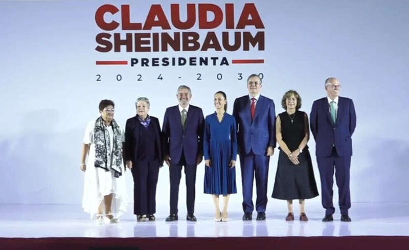 Claudia Sheinbaum presenta a los primeros seis integrantes de su gabinete