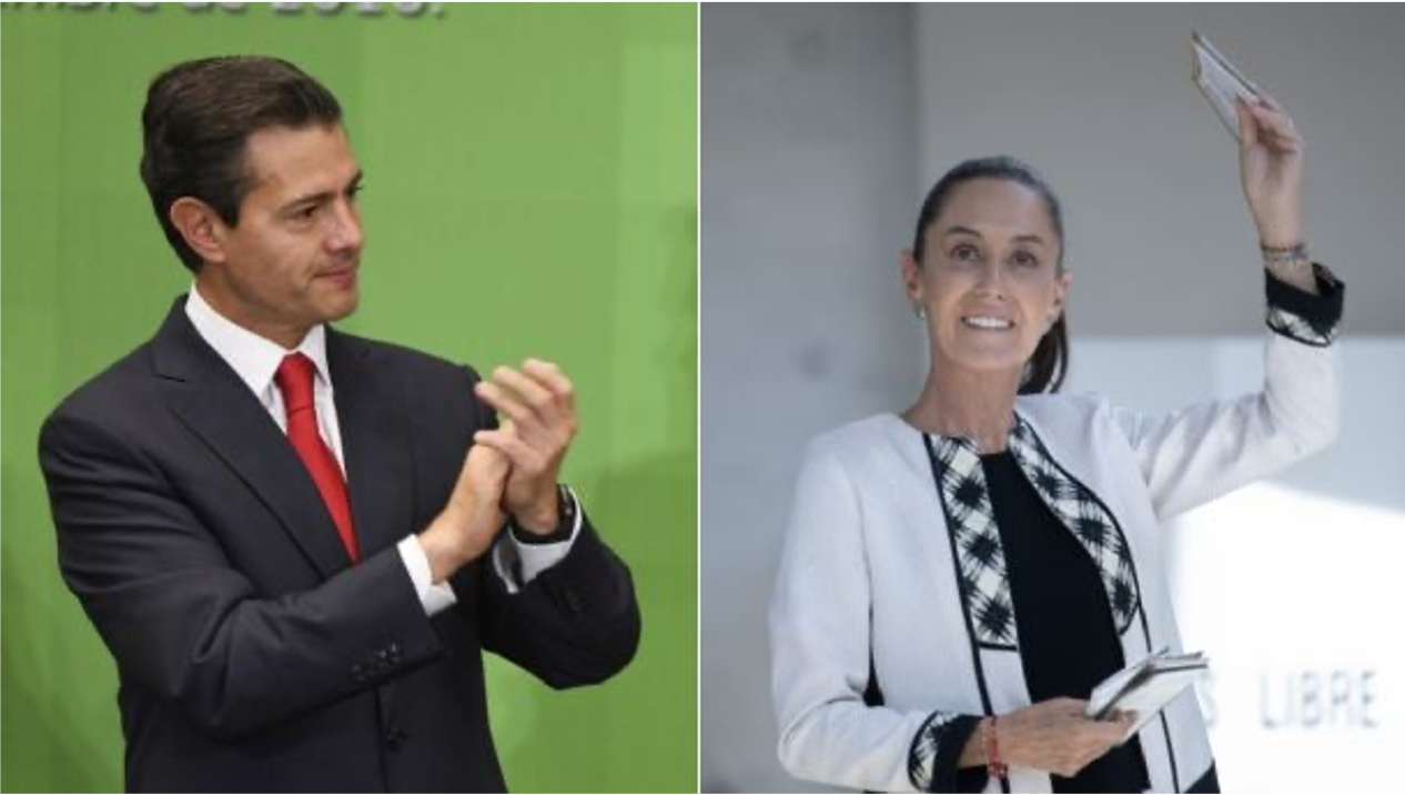Inesperada felicitación de Peña Nieto a Sheinbaum por triunfo en elecciones presidenciales 2024