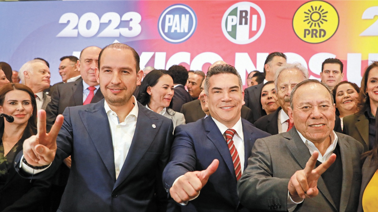 Aspirantes a la dirigencia del PAN rechazan continuar alianza con el PRI