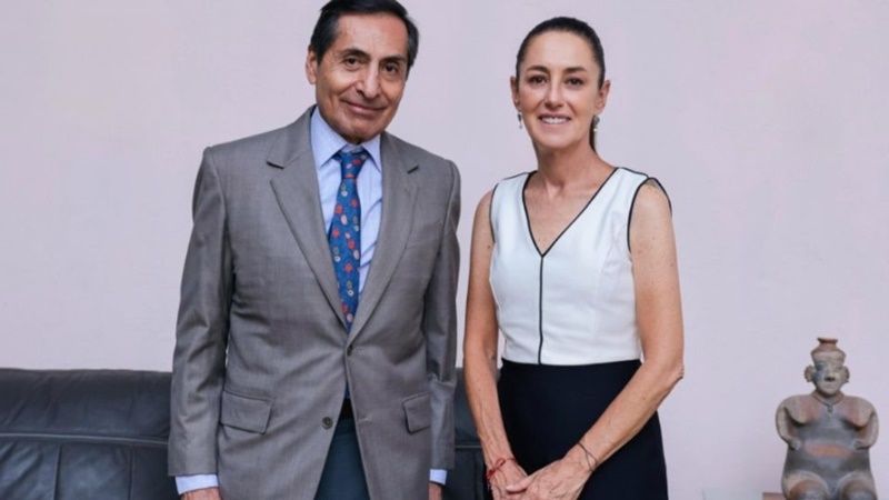 Sheinbaum se reúne con Rogelio Ramírez de la O para impulsar la economía mexicana