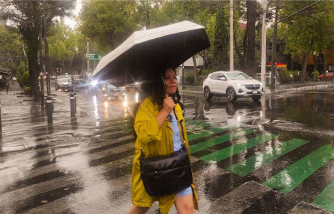 Clima en CDMX: Lluvias, chubascos y máxima de 25°C para este miércoles