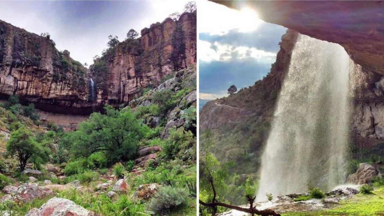 Descubre la belleza de la cascada Cueva Longa en San Felipe, Guanajuato