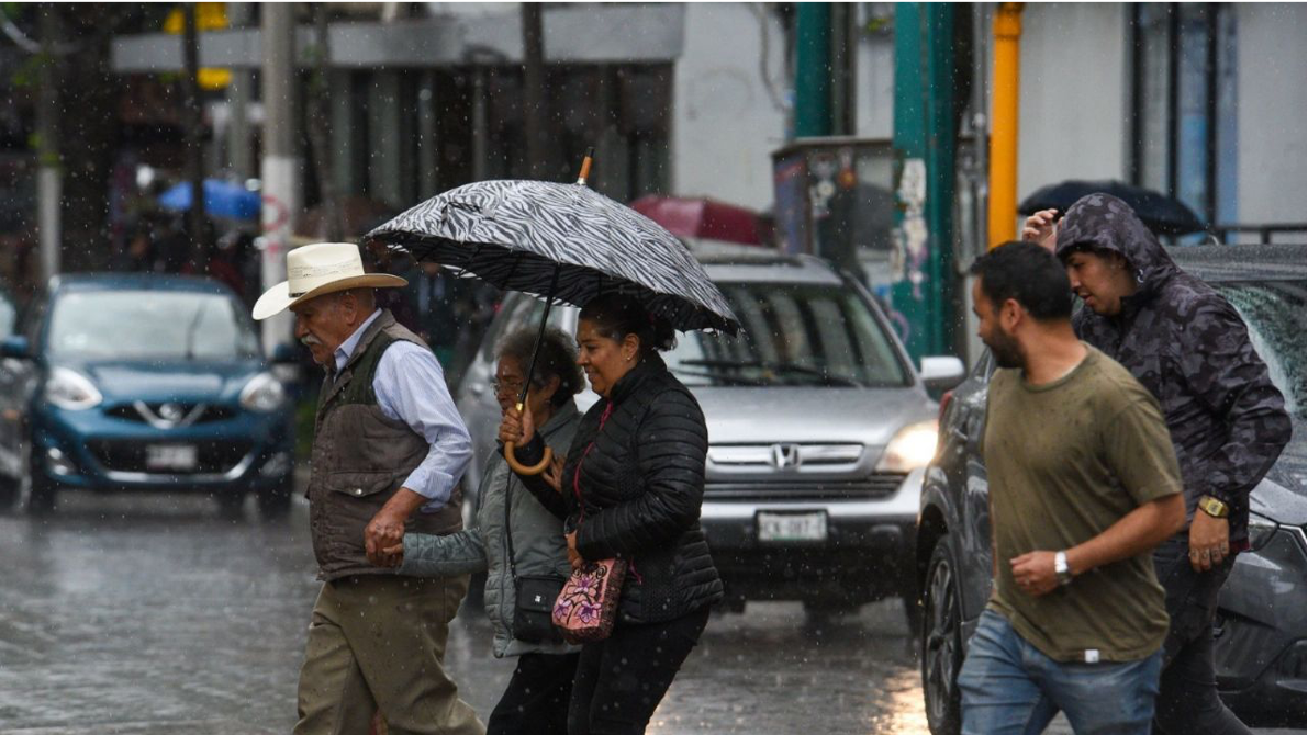 Fuertes lluvias continuarán en la CDMX; se espera una máxima de 24°C