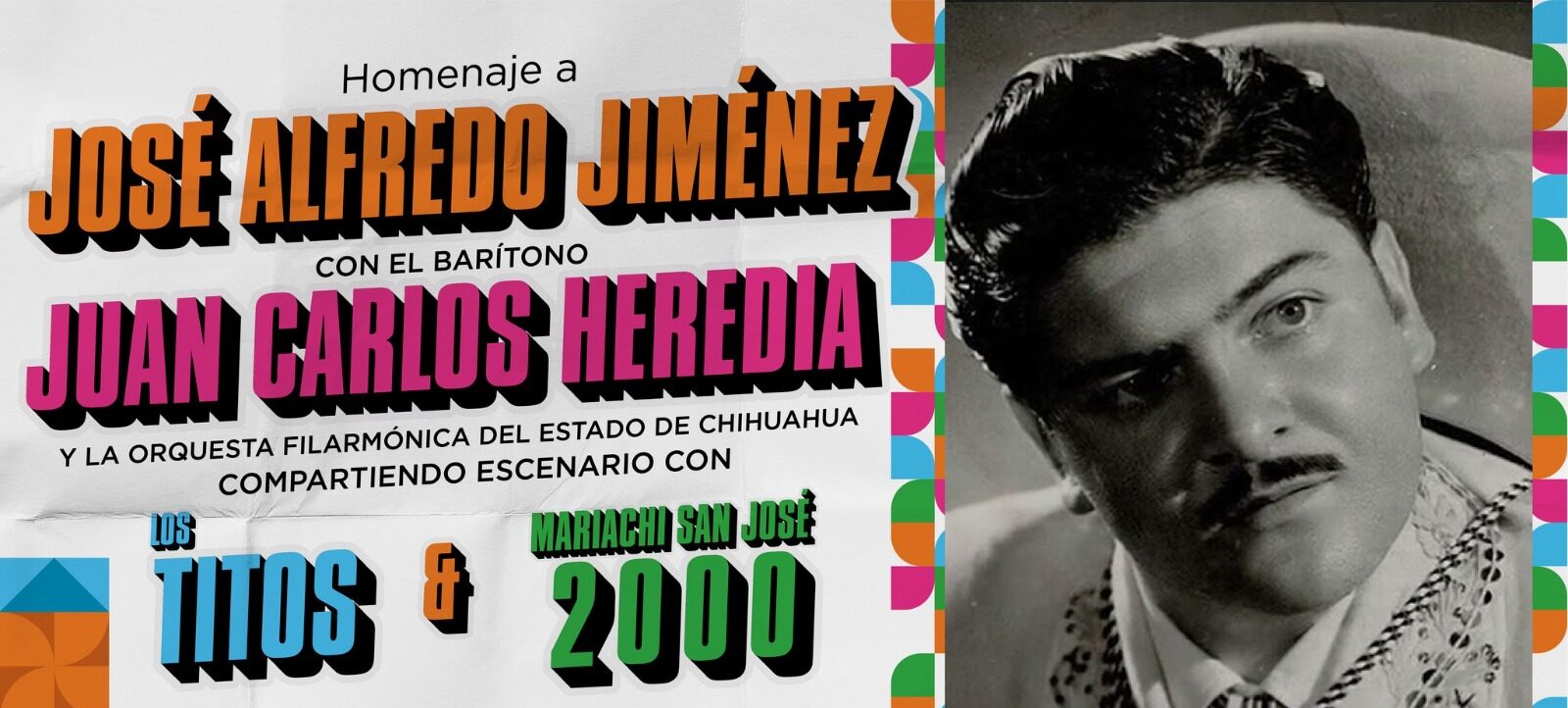 Chihuahua Celebra a José Alfredo Jiménez: Concierto Estelar en el Foro Villista de Parral