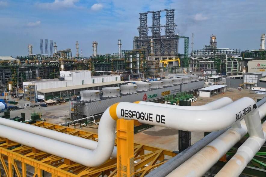 Refinería Olmeca contribuye al sistema nacional de combustibles con 100 Mil Barriles Diarios: PEMEX