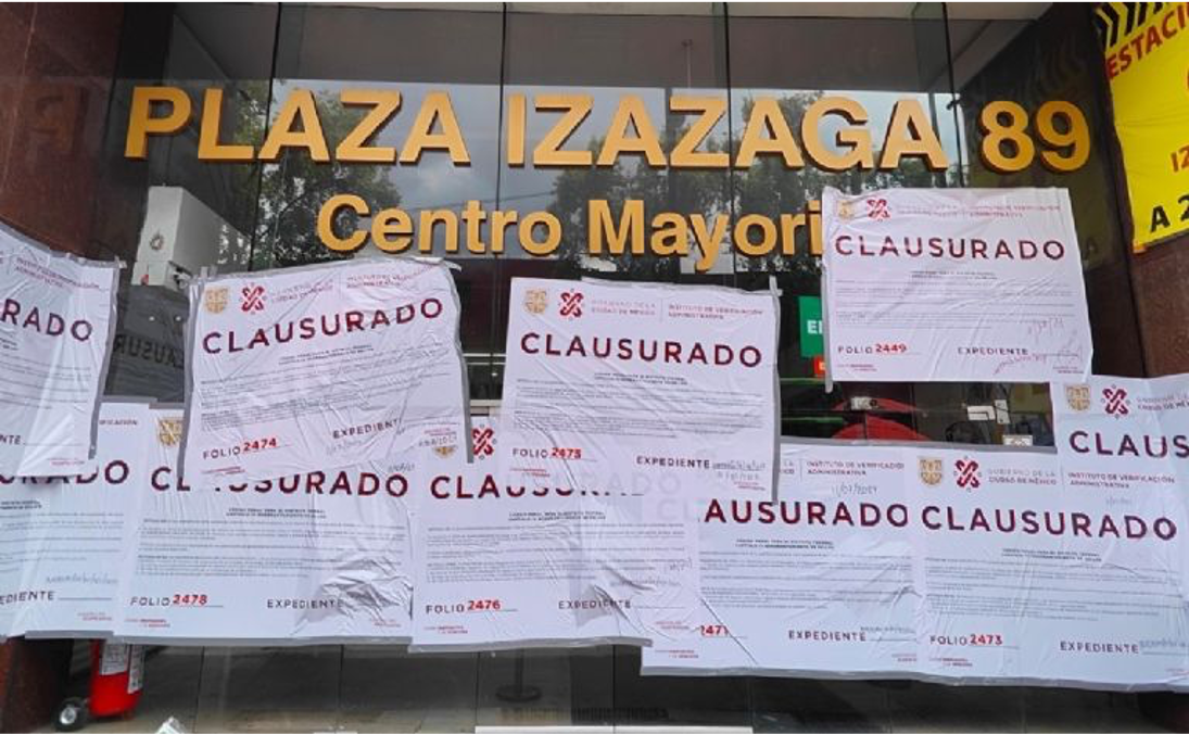 Martí Batres clausura Izazaga 89 por violaciones urbanísticas en el Centro Histórico