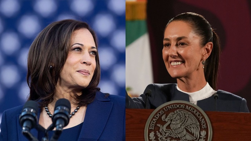 Claudia Sheinbaum se pronuncia sobre la posible candidatura de Kamala Harris