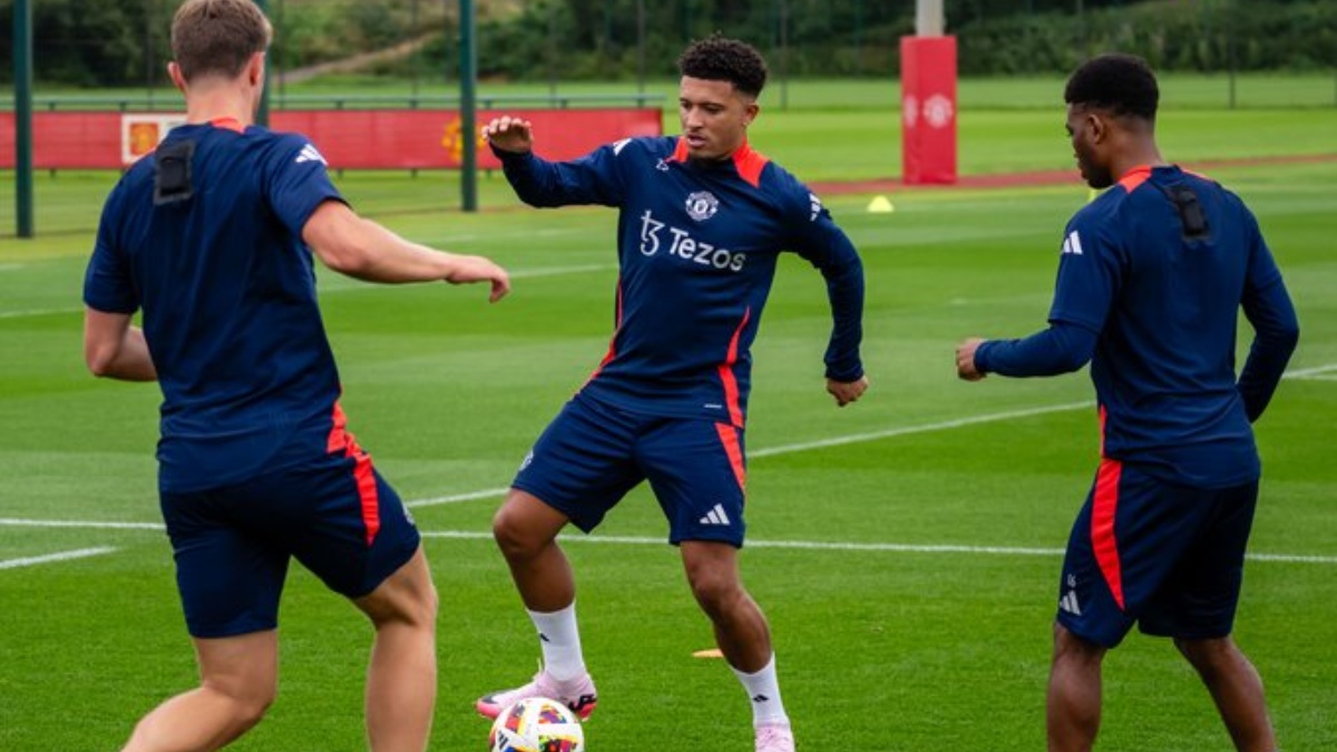 Jadon Sancho regresa al Manchester United tras su conflicto con Erik ten Hag