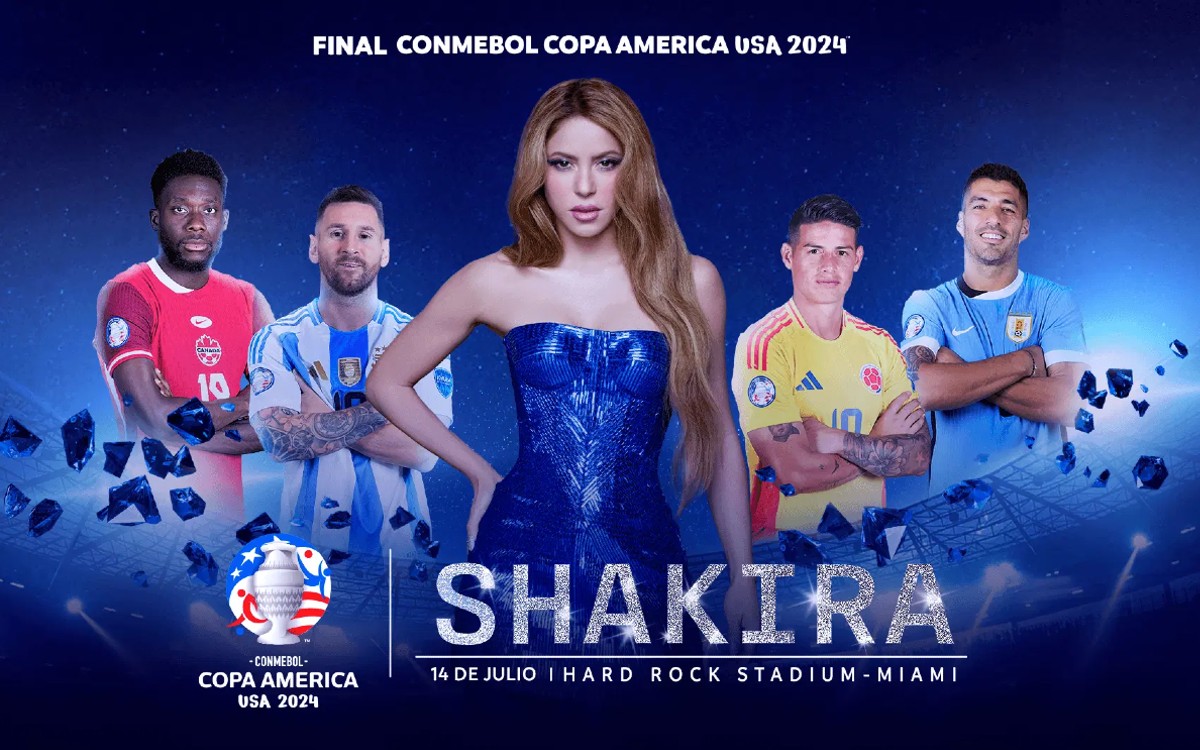 Shakira encenderá el medio tiempo de la Copa América en Miami