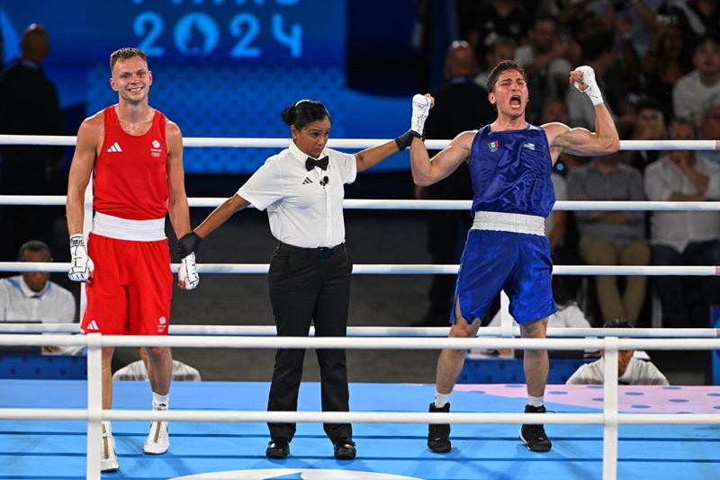 Marco Verde avanza a la final de boxeo en París 2024 y luchará por el oro olímpico