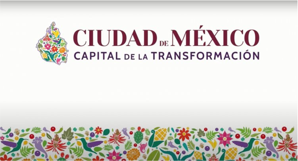 Clara Brugada presenta el renovado logo del Gobierno de la Ciudad de México