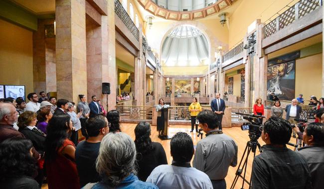 Rina Lazo Deja Su Huella en el Palacio de Bellas Artes con «Xibalbá: El Inframundo de los Mayas»