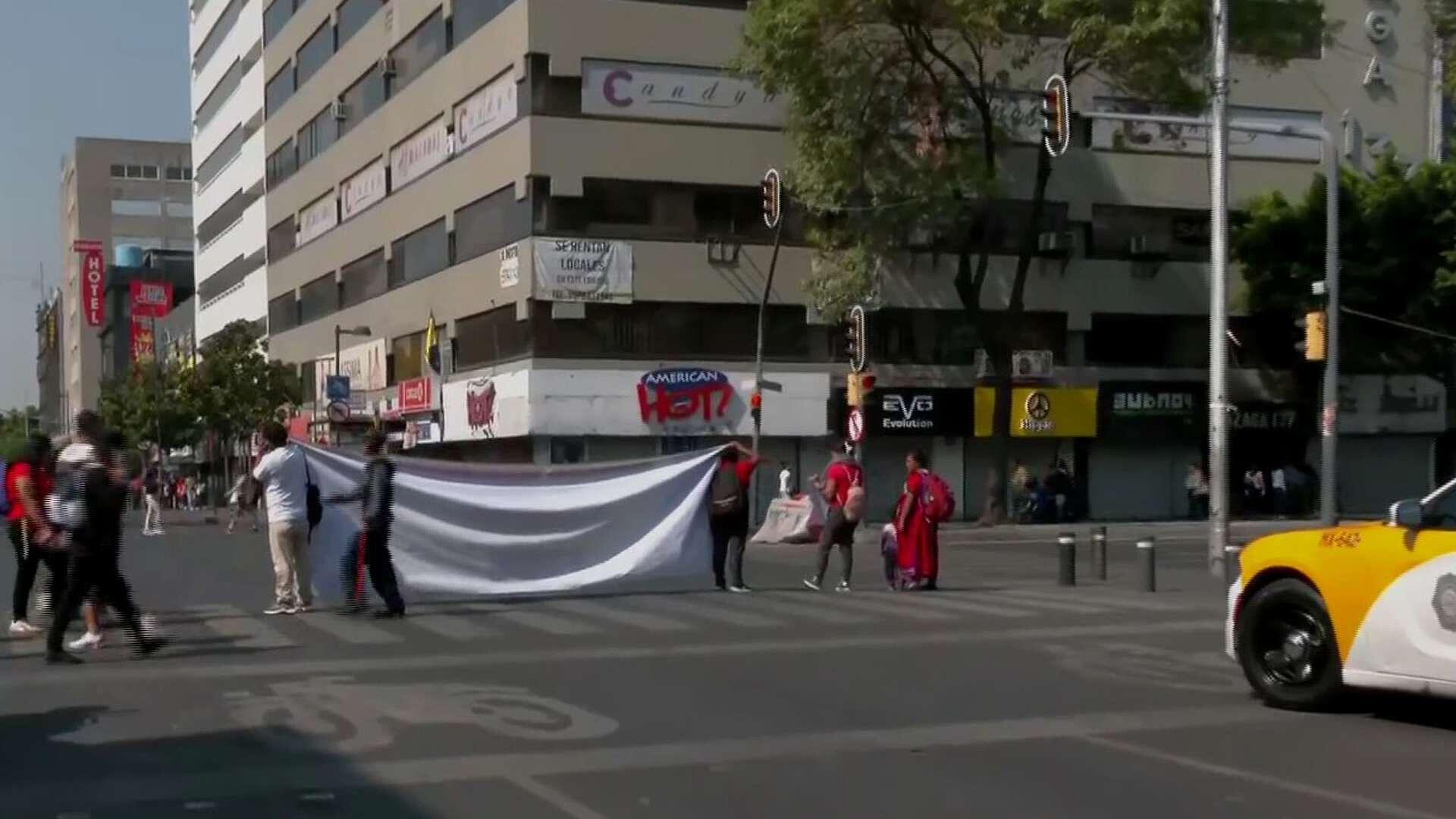 Cierre de Avenida Pino Suárez y Estación Zócalo del Metro por Protestas en el Centro Histórico