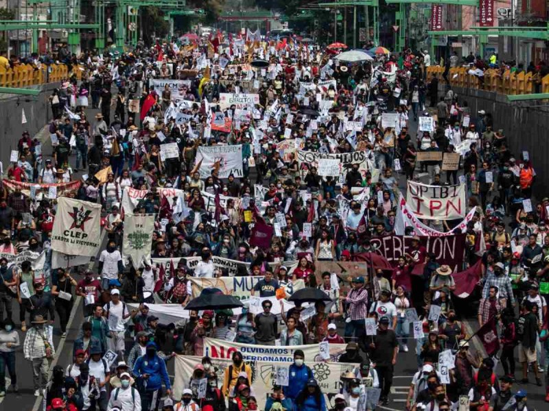 Afectaciones viales por la marcha del 2 de octubre en la CDMX