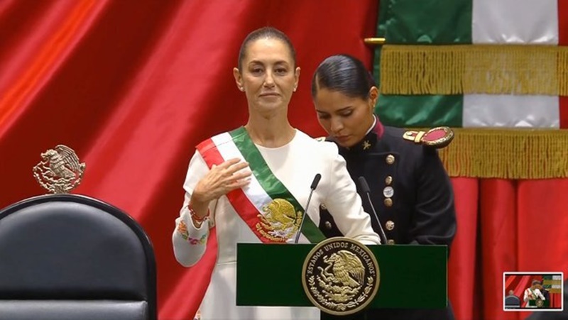 Claudia Sheinbaum rinde protesta como la primera Presidenta de México